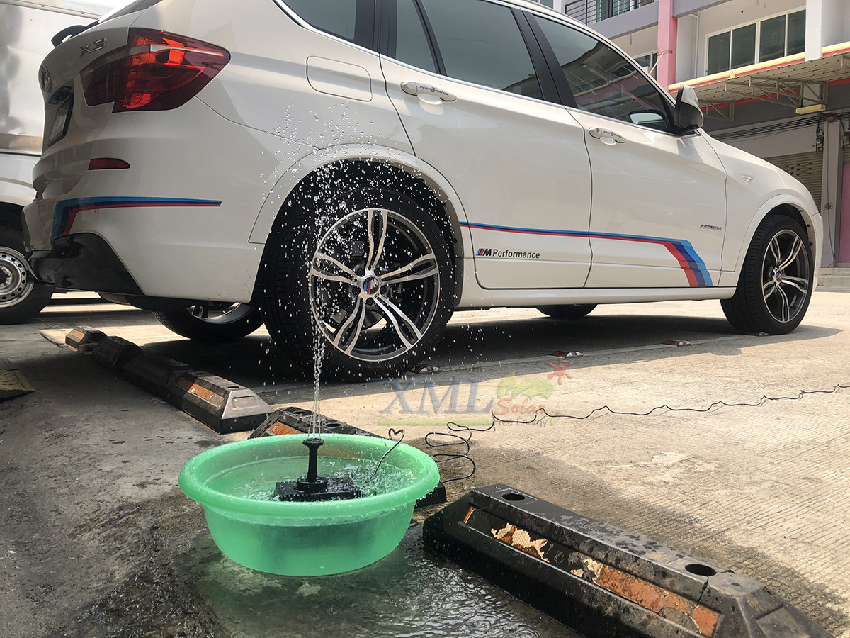 น้ำพุพลังเเสงอาทิตย์ (รุ่น เเผงเเยก) -ไซส์เล็ก (ขนาดแผงโซล่าเซลล์)