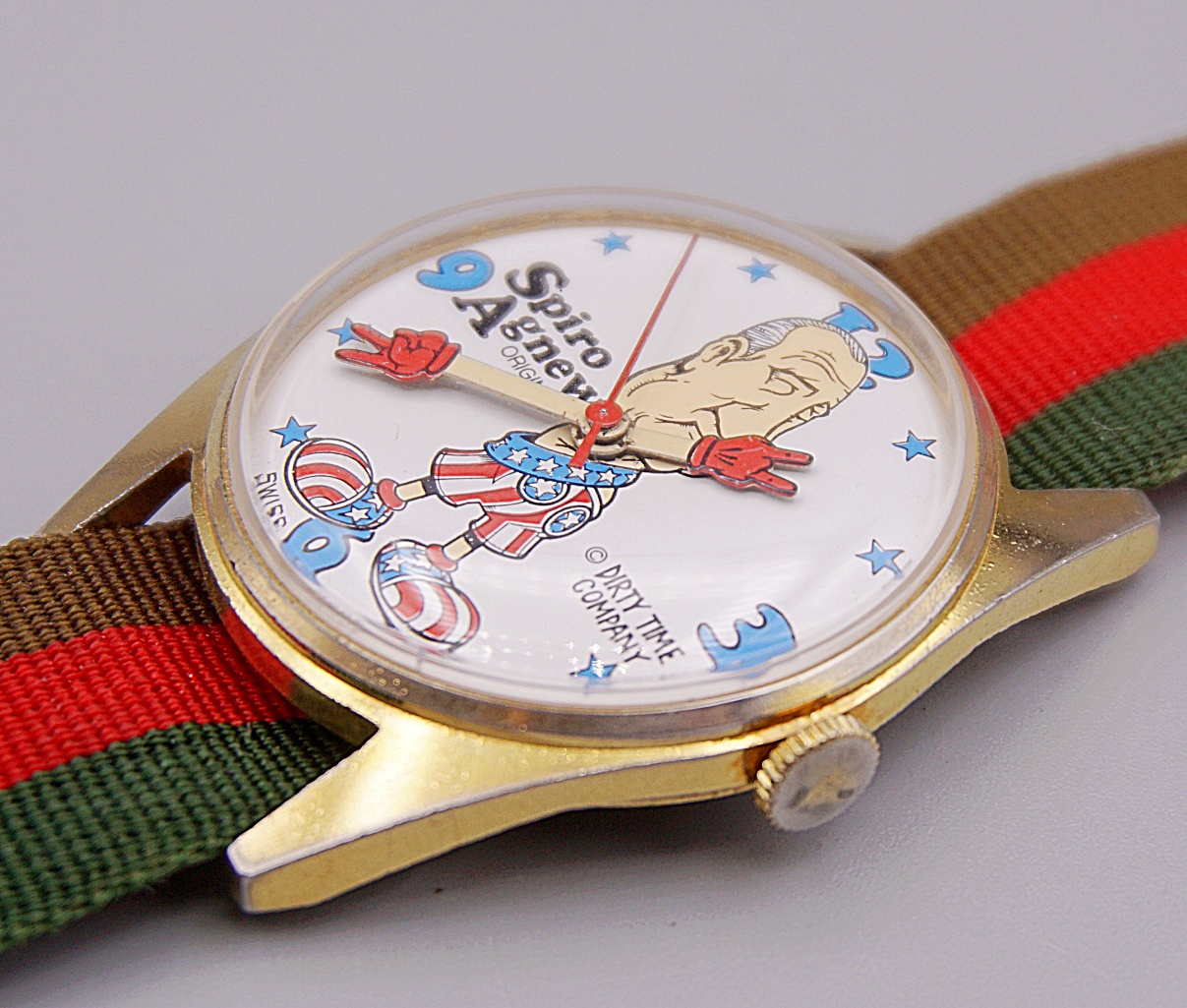 นาฬิกาเก่า SPIRO AGNEW ไขลาน