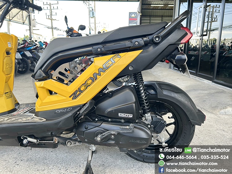 ★ดาวน์ 5,000★ZOOMER-X ปี66 สีเหลือง วิ่งน้อย ชุดสวยรอบคัน เดิมๆทั้งคัน เครื่องแน่น เครื่องดี ศูนย์ดี รถพร้อมใช้งาน ราคา 43,900