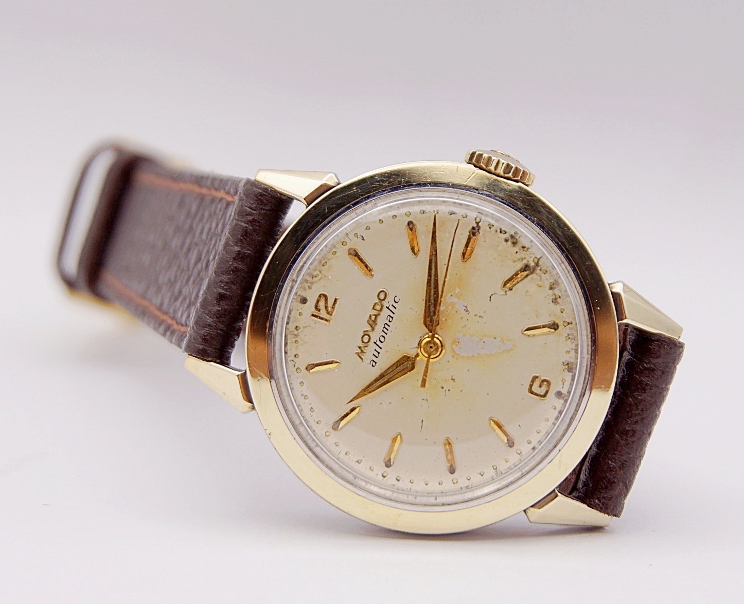 นาฬิกาเก่า MOVADO ออโตเมติกครึ่งรอบ