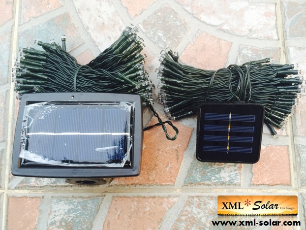 ไฟกระพริบโซล่าเซลล์ 200 LED (2 ฟังก์ชั่น) (เเสง : สีชมพู)