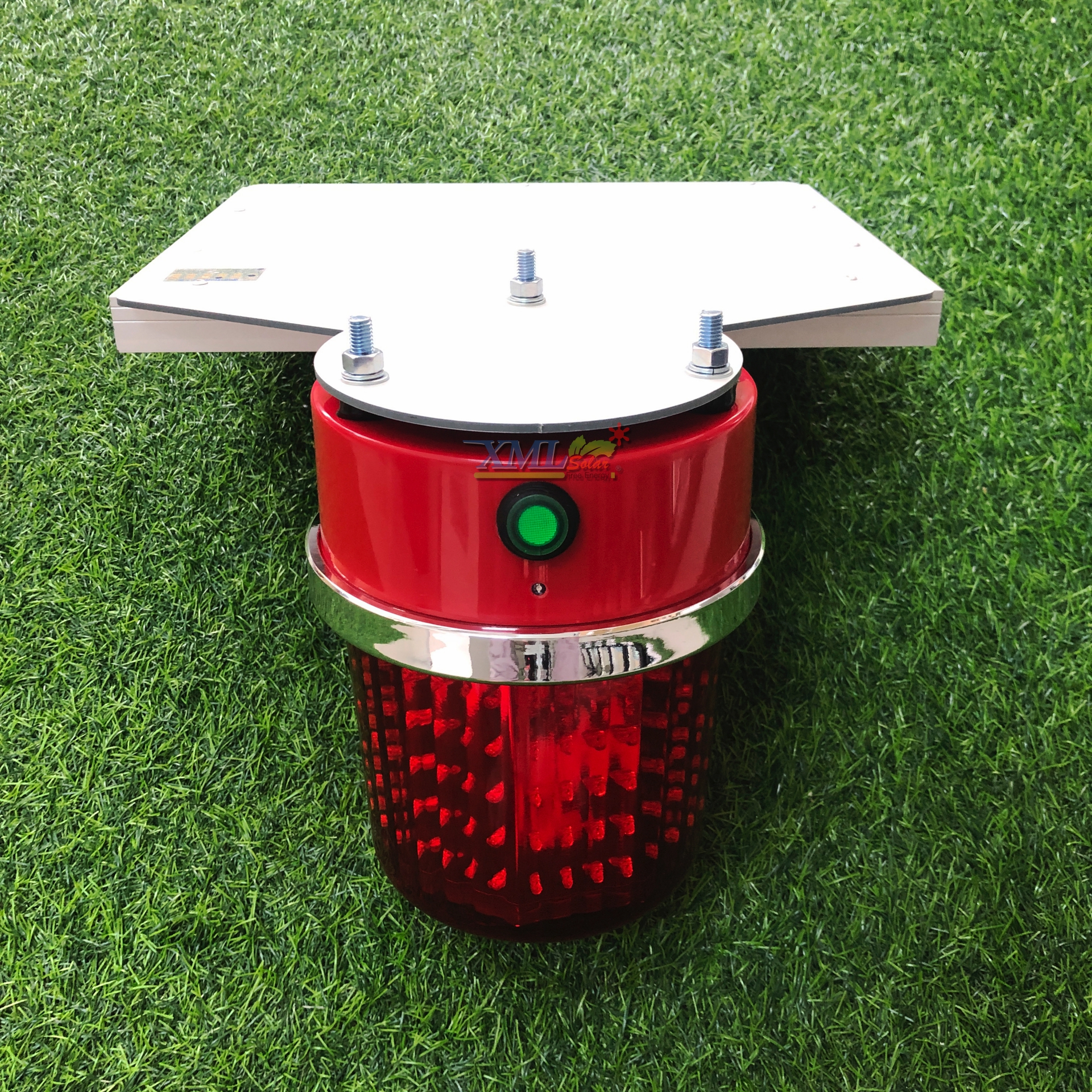 ไฟไซเรนพลังงานแสงอาทิตย์ (แสง : สีแดง) 10 watt