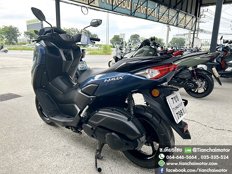 ★ฟรีดาวน์★N-MAX ปี 66 สีน้ำเงิน วิ่งน้อย ขับขี่นิ่มๆ เครื่องเดิมๆ ดอกยางแน่น เครื่องดี ศูนย์ดี ตัวรถพร้อมใช้งาน ราคา 77,500