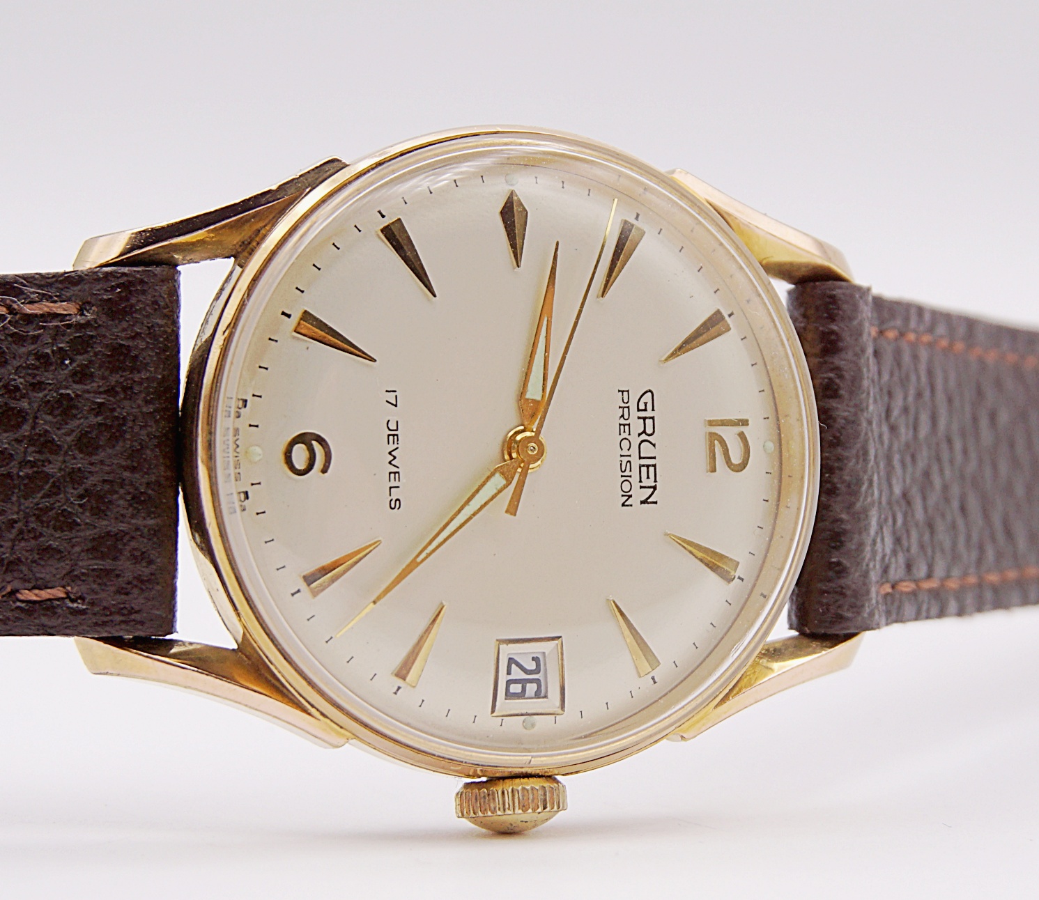 นาฬิกาเก่า GRUEN ไขลาน