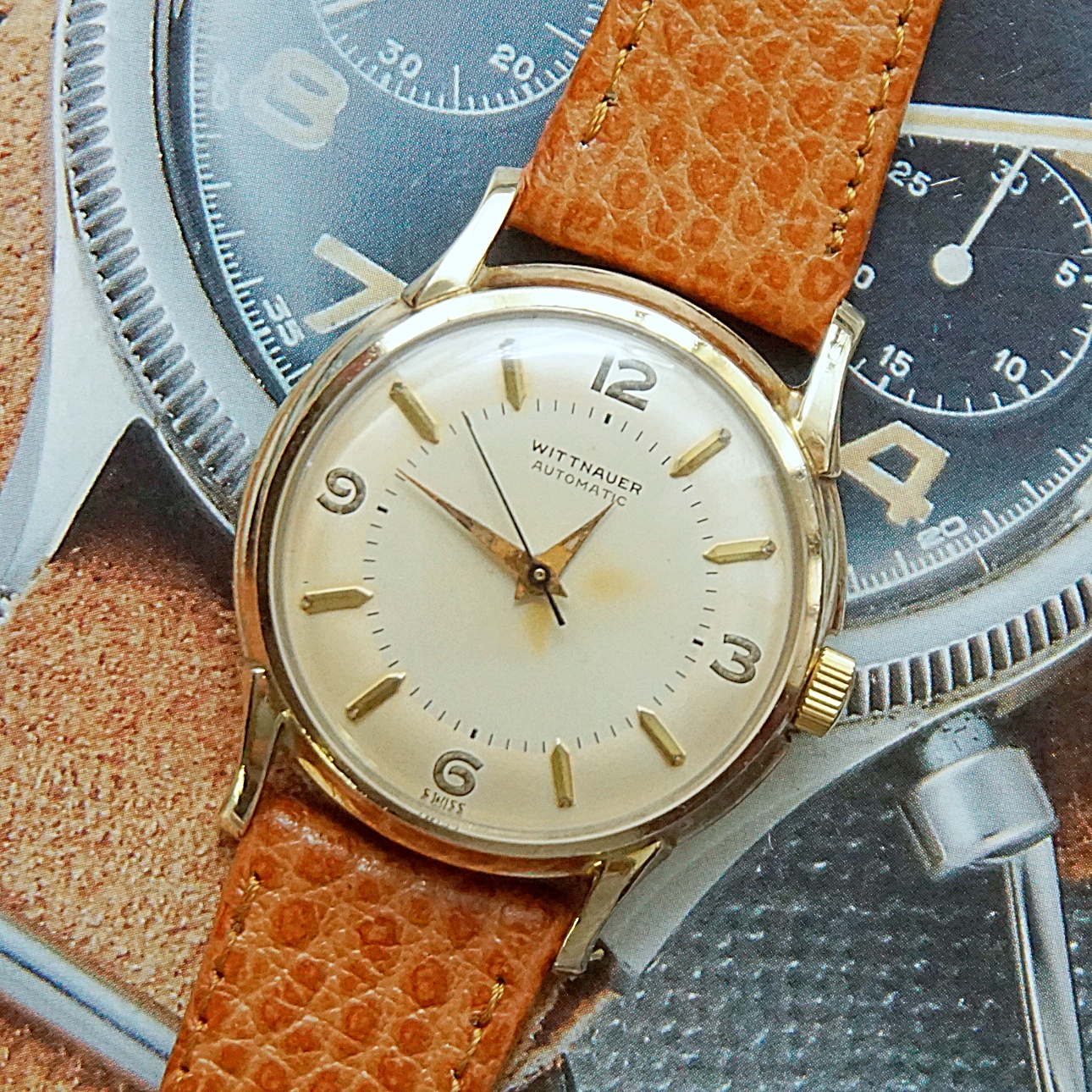 นาฬิกาเก่า WITTNAUER BY LONGINES ออโตเมติก