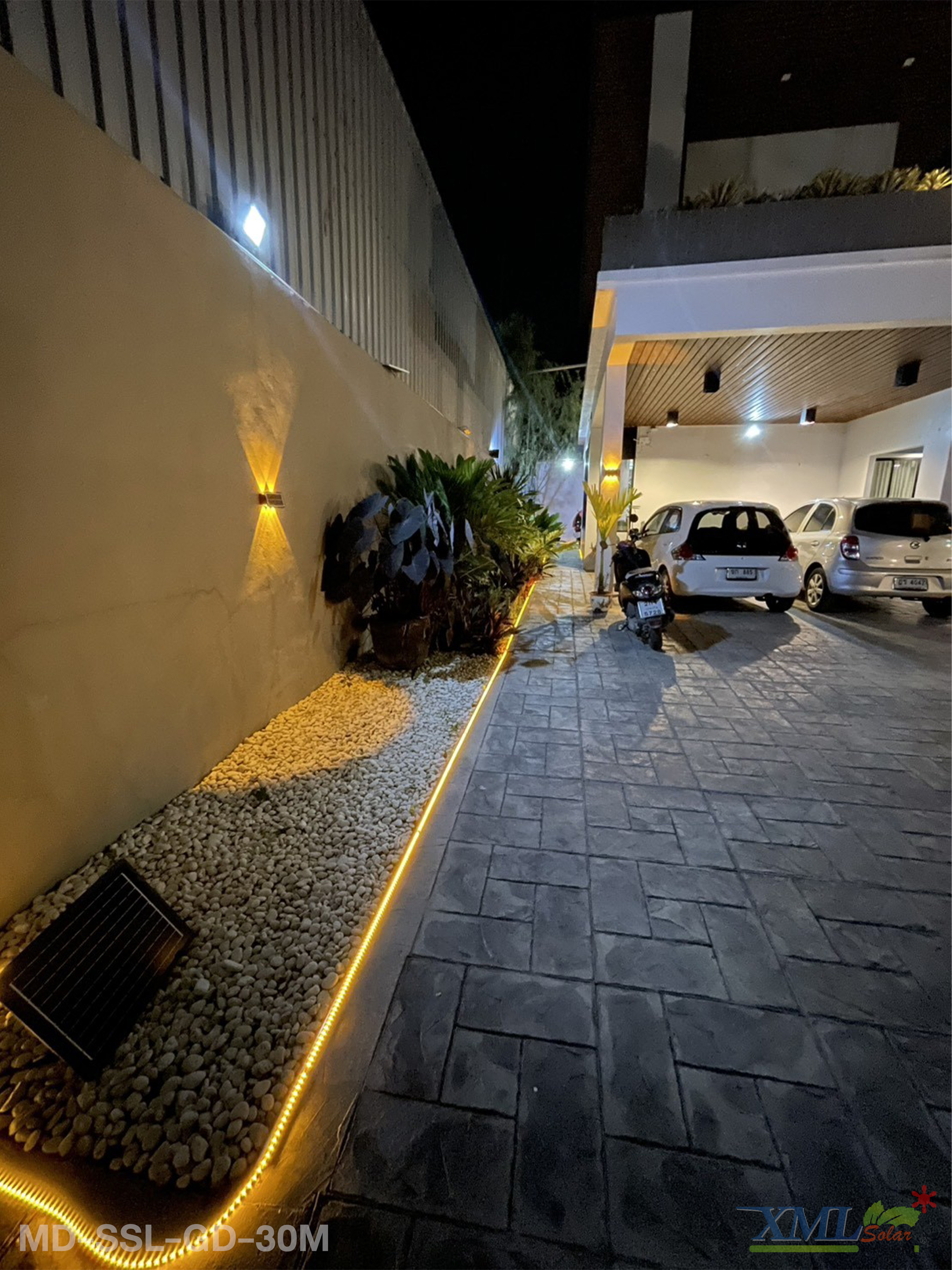 ไฟเส้นโซล่าเซลล์ รุ่น MD-SSL10M/20M/30M