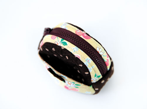 Cherry Coin Purse A (Yellow)