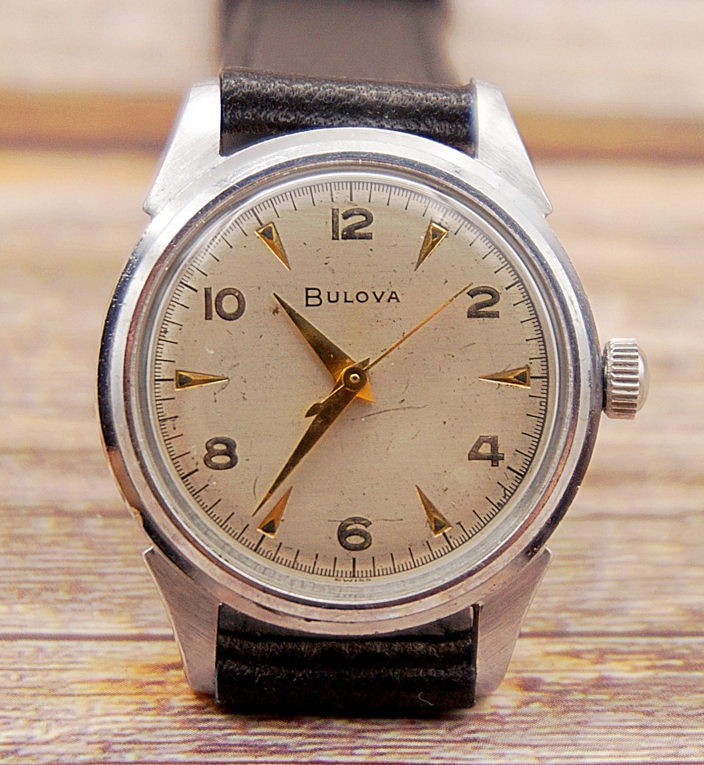 นาฬิกาเก่า BULOVA ไขลาน