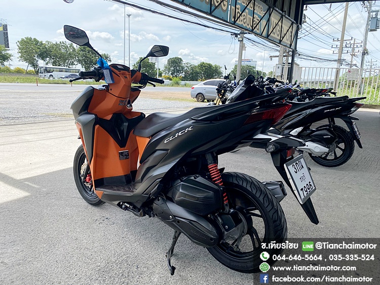 ★ดาวน์8,000★CLICK150 ปี 62 สีดำส้มเท่ๆ กุญแจรีโมท เครื่องเดิมแน่น ชุดสีสวยรอบคัน เครื่องดี ศูนย์ดี ประหยัดน้ำมัน ราคา 44,500