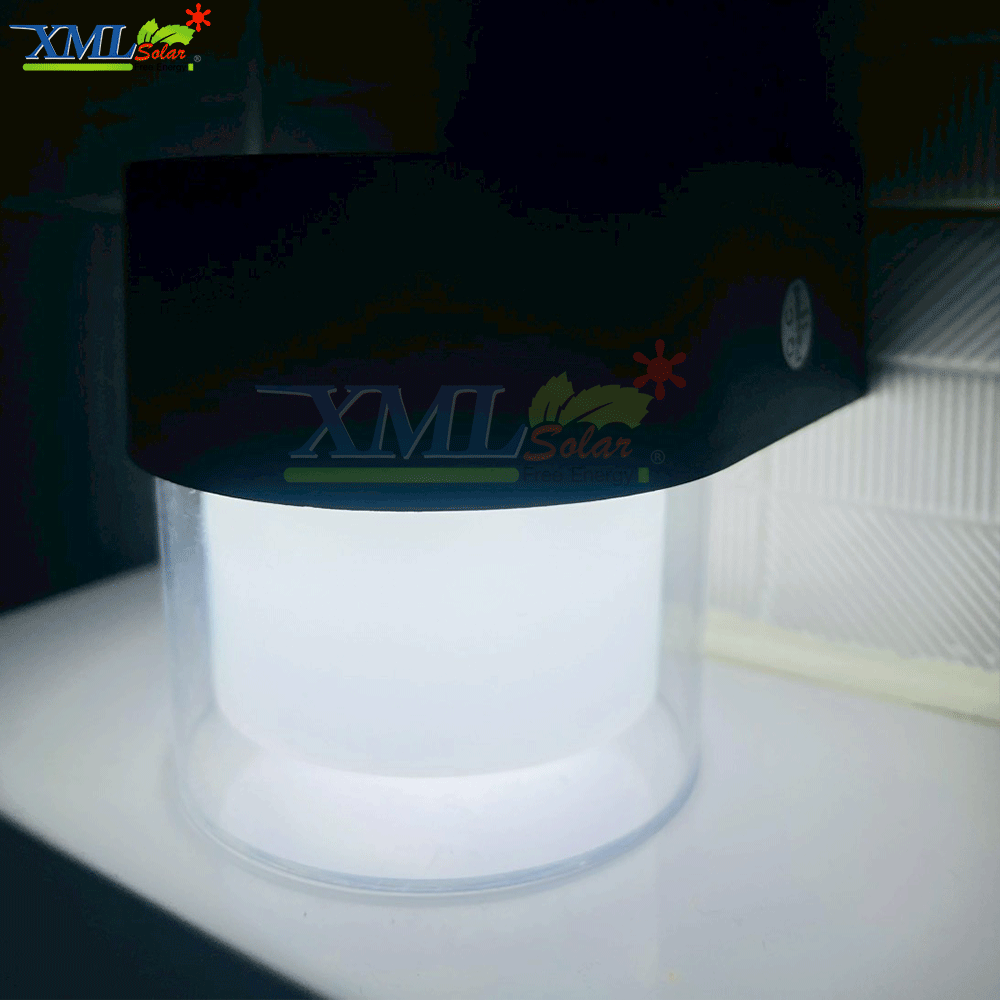 โคมไฟติดผนังโซล่าเซลล์ รุ่น XML-LSXML-168A