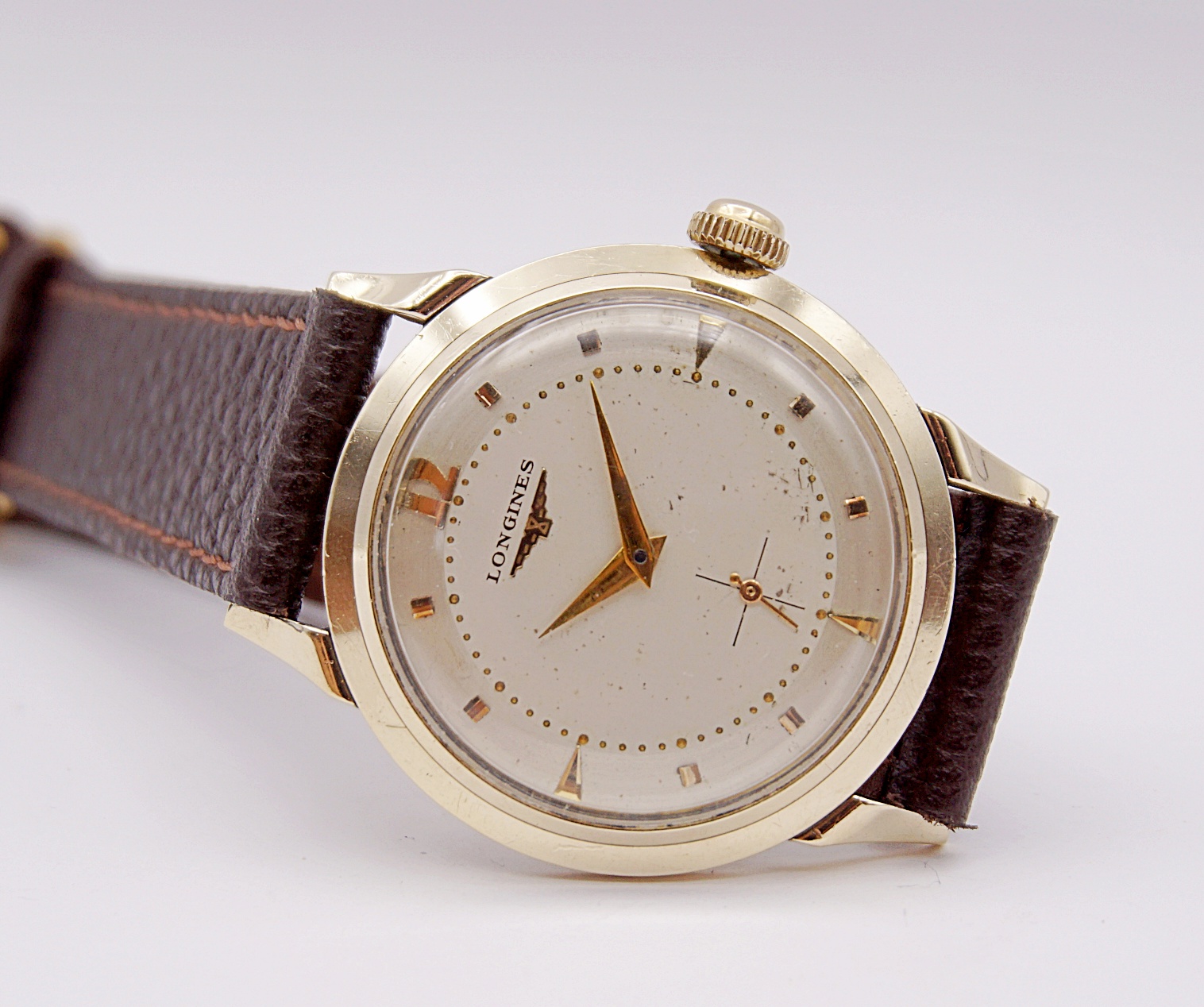 นาฬิกาเก่า LONGINES ไขลานสองเข็มครึ่ง