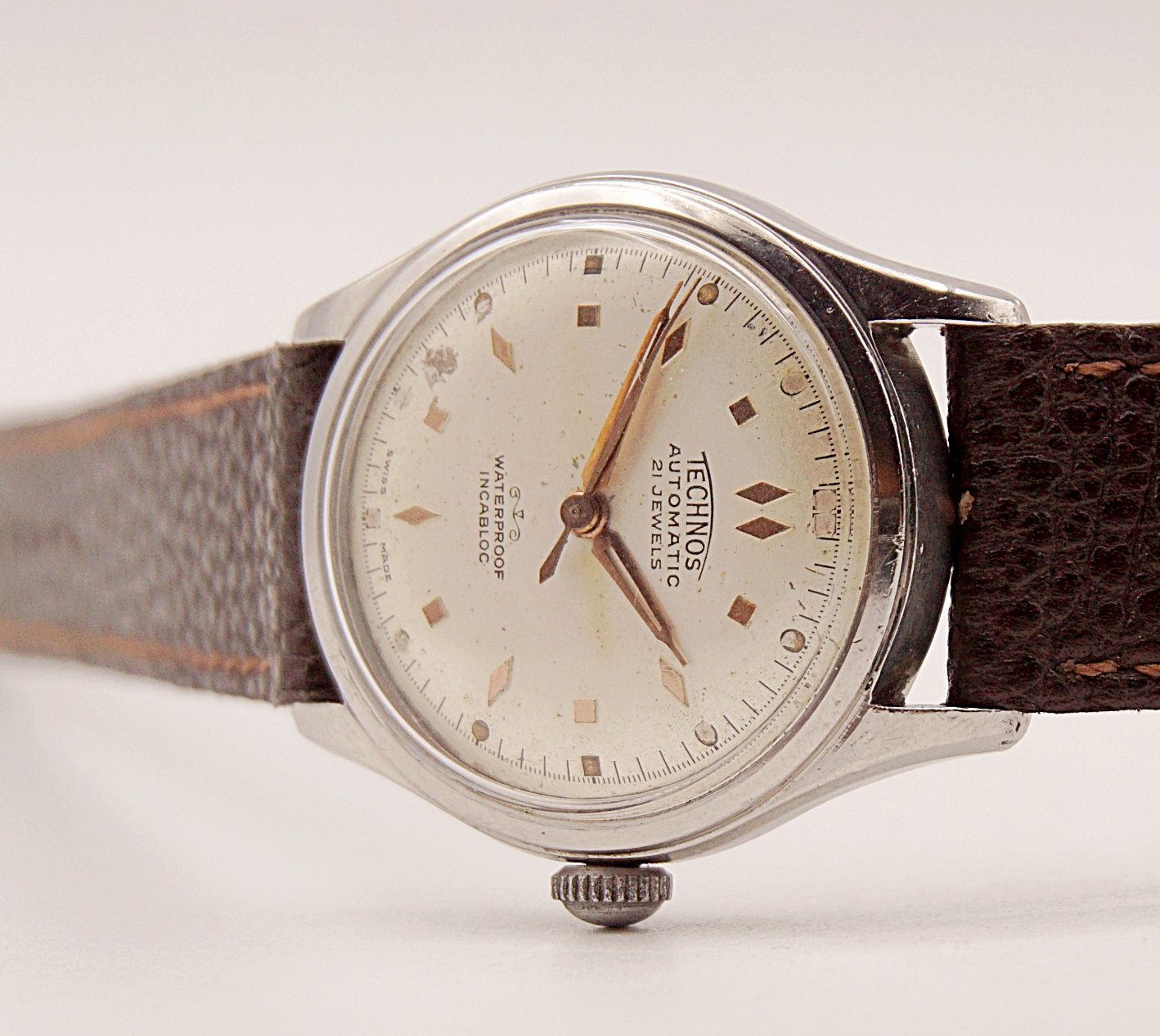 นาฬิกาเก่า TECHNOS ออโตเมติก