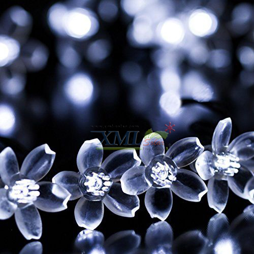 ไฟกระพริบโซล่าเซลล์ รูป ดอกไม้ 50 ดอก (เเสง : ขาว)