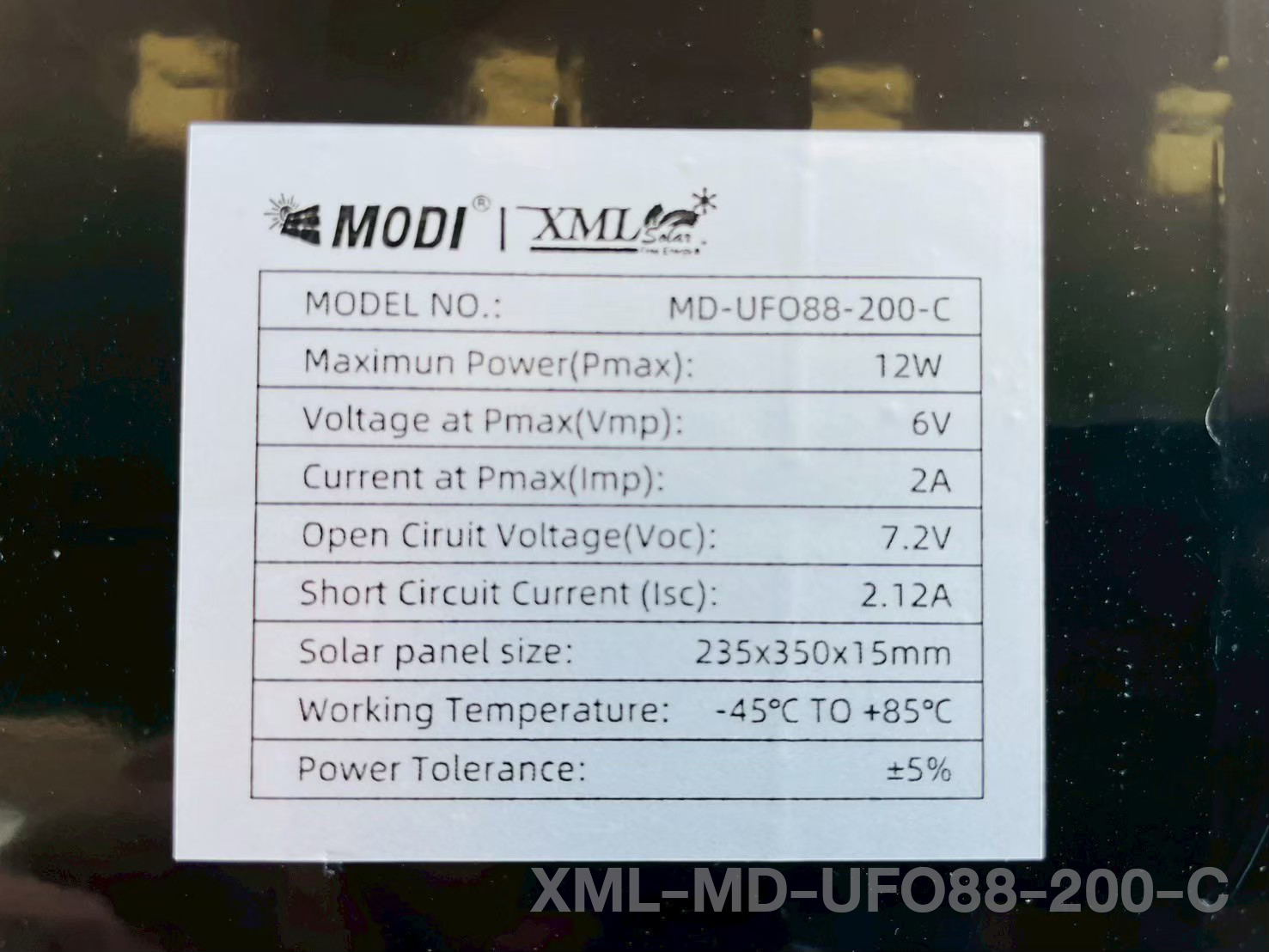 โคมไฟโซล่าเซลล์ ติดเพดาน MD-UFO88 รุ่น C (เปิดได้ 3 แสง)