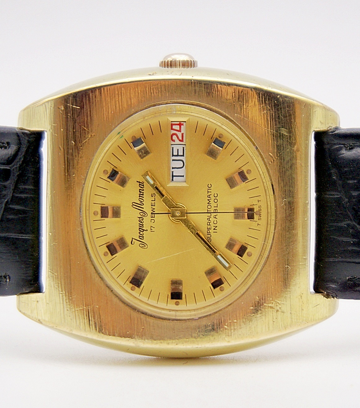 นาฬิกาเก่า JACQUES MONNAT ออโตเมติก