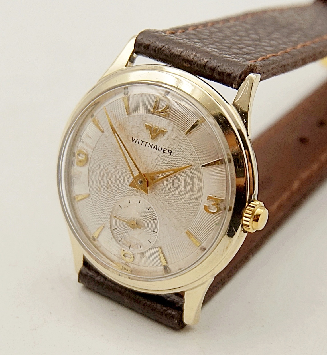 นาฬิกาเก่า WITTNAUER BY LONGINES ไขลานสองเข็มครึ่ง