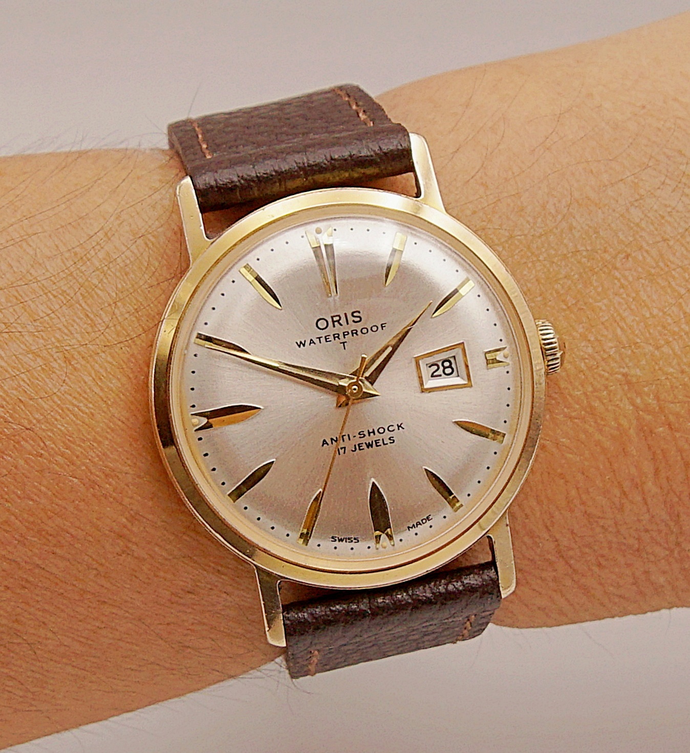 นาฬิกาเก่า ORIS ไขลาน