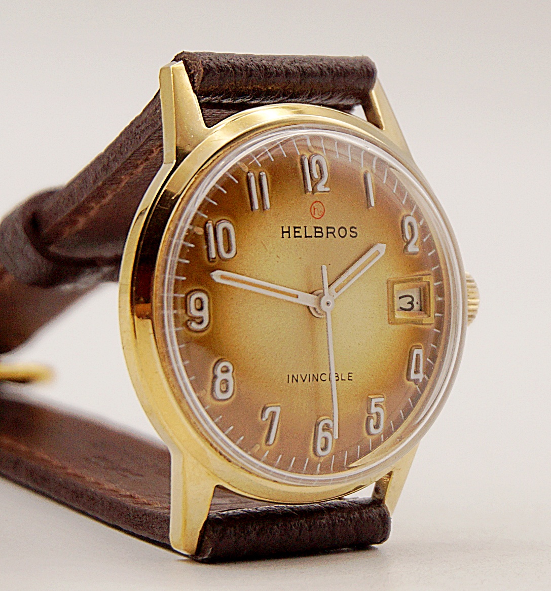 นาฬิกาเก่า HELBROS ไขลาน