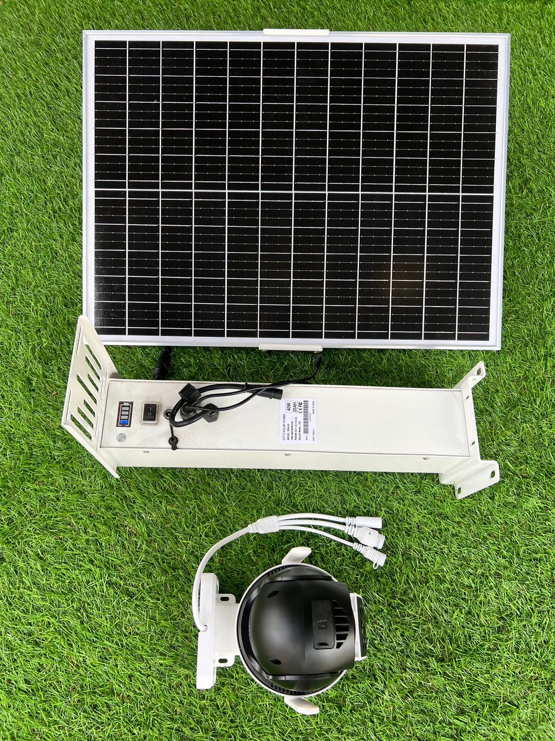 กล้องวงจรปิดโซล่าเซลล์ รุ่น 4G402HP09 (1080P) Solar CCTV Camera With 4G