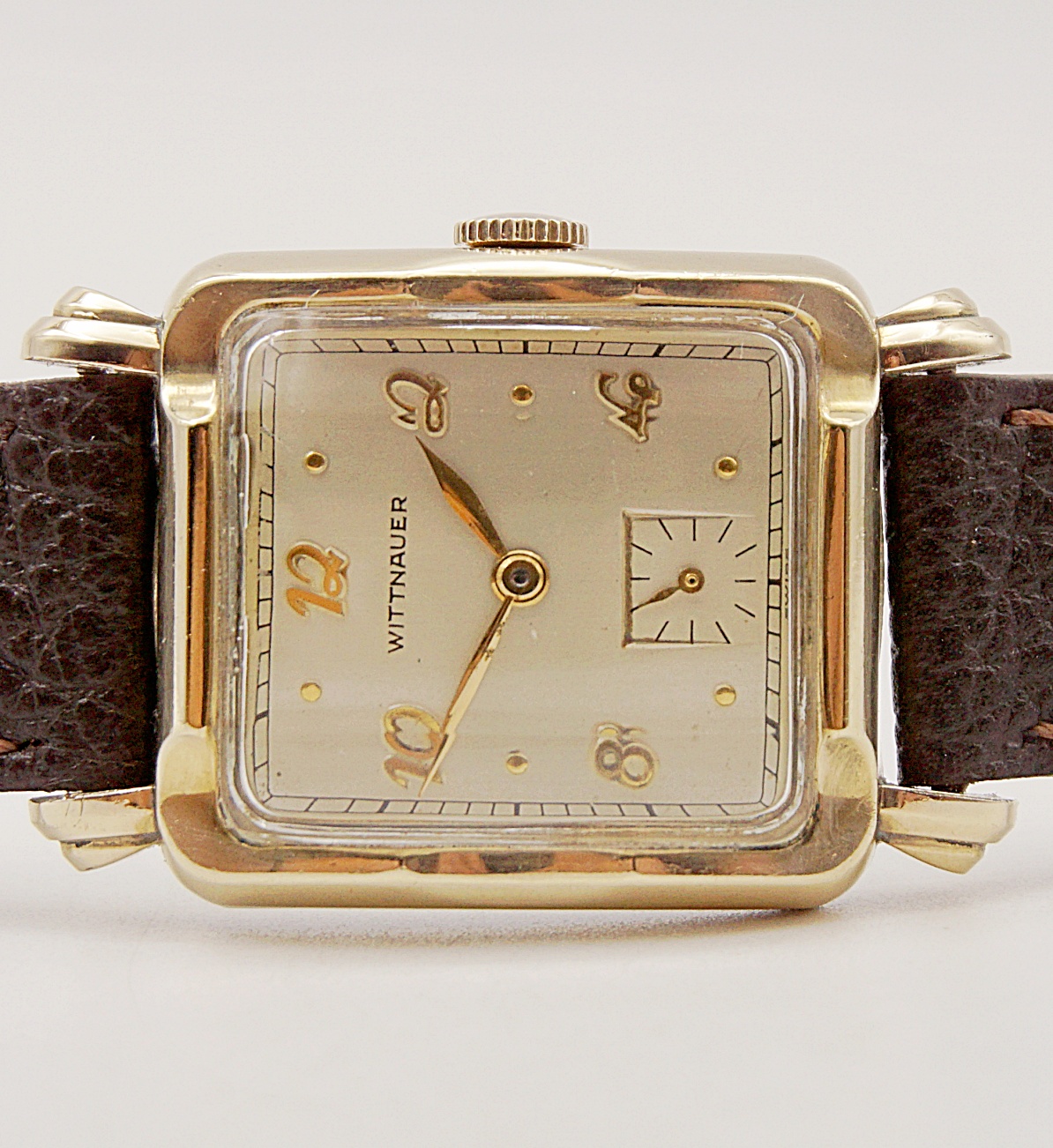 นาฬิกาเก่า WITTNAUER BY LONGINES ไขลานสองเข็มครึ่ง