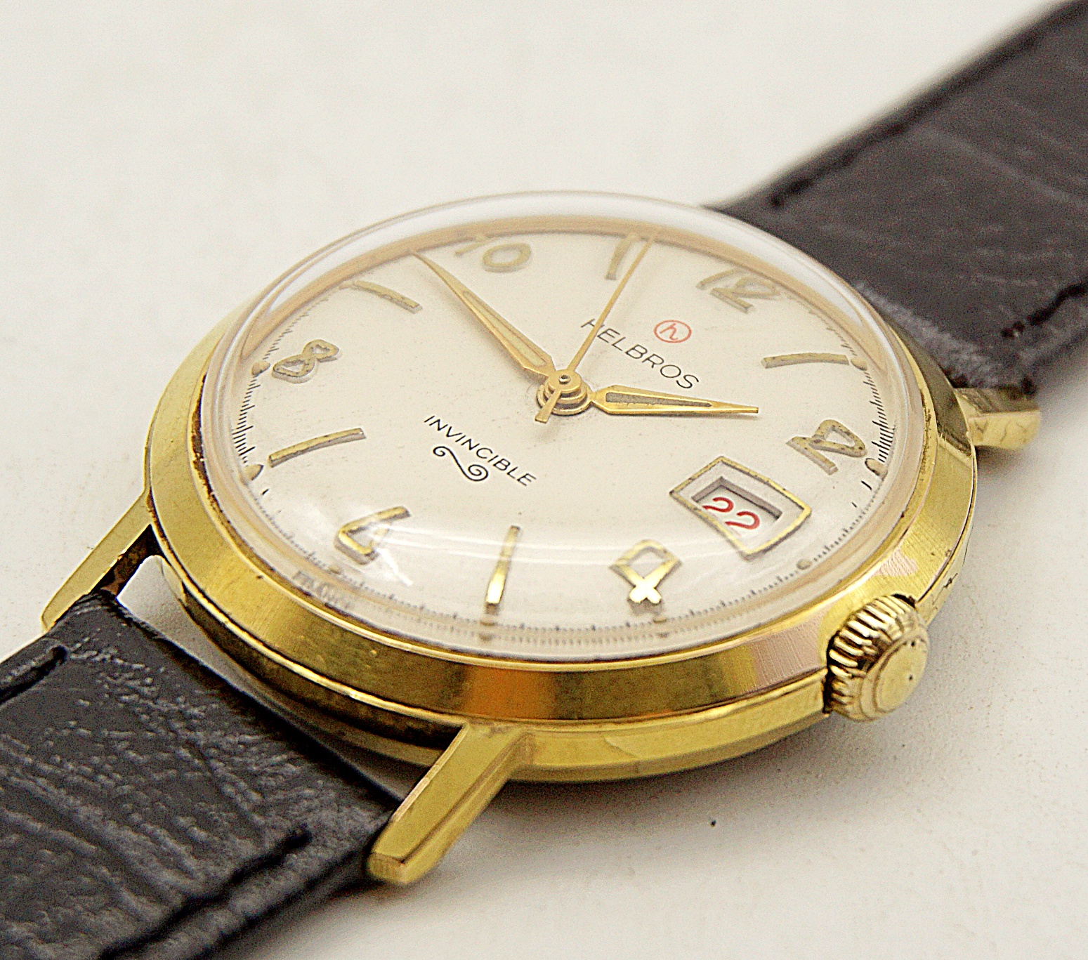 นาฬิกาเก่า HELBROS ไขลาน