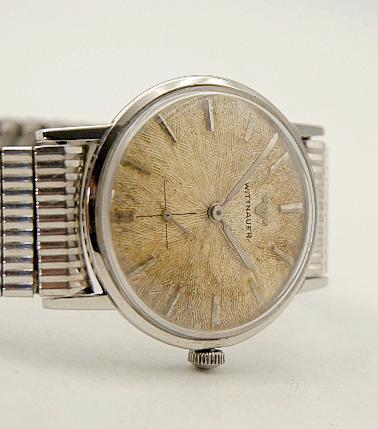 นาฬิกาเก่า WITTNAUER BY LONGINES ไขลานสองเข็มครึ่ง