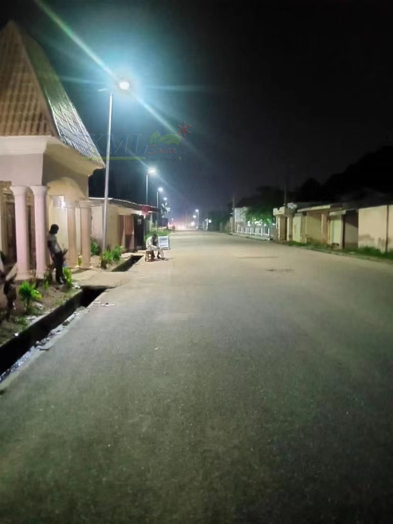 โคมไฟถนนโซล่าเซลล์ ST2-60 (แสง : ขาว)