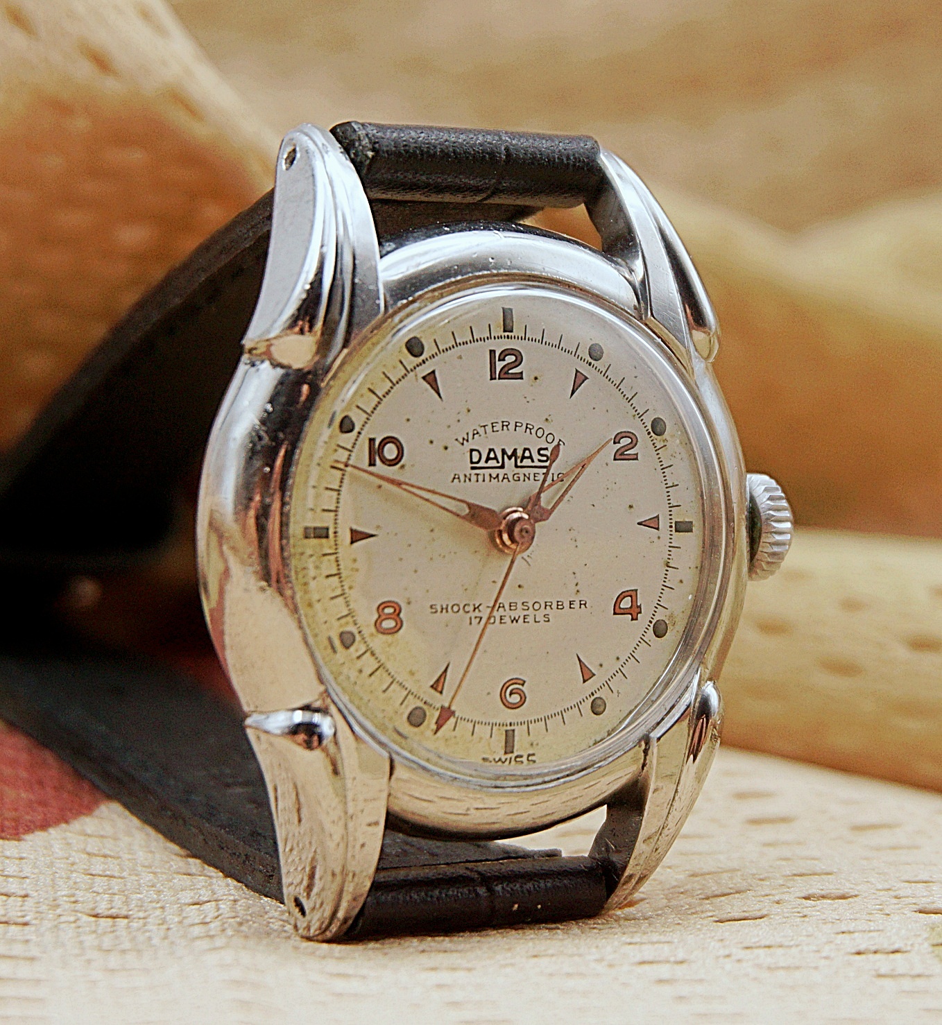 นาฬิกาเก่า DAMAS ไขลาน