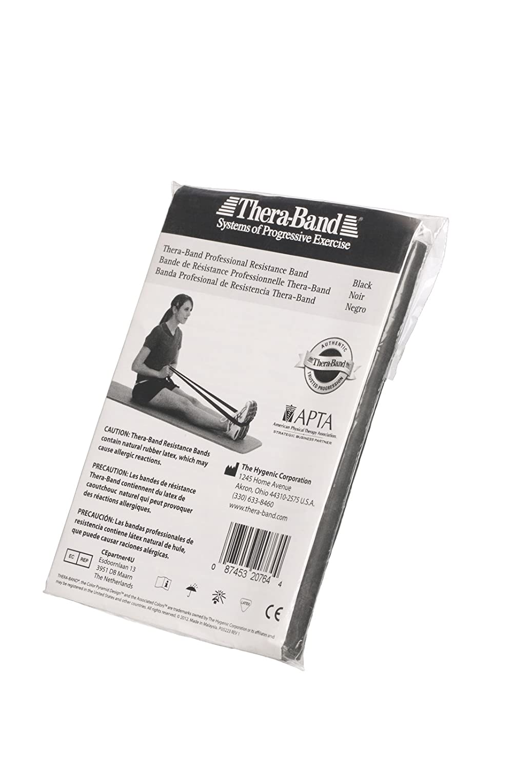 ยางยืดกายภาพบำบัด Thera band (สีดำ)