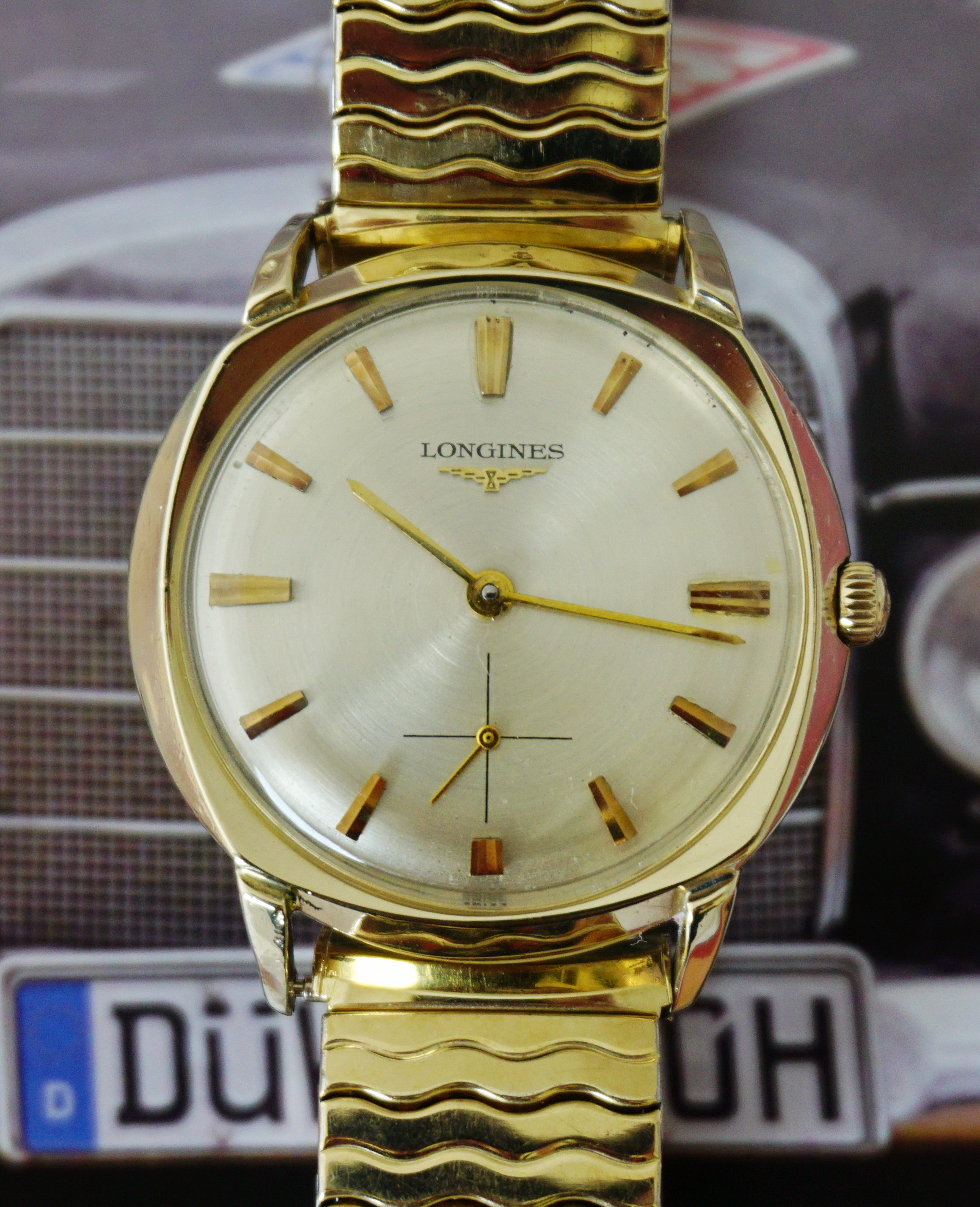 นาฬิกาเก่า LONGINES ไขลานสองเข็มครึ่ง