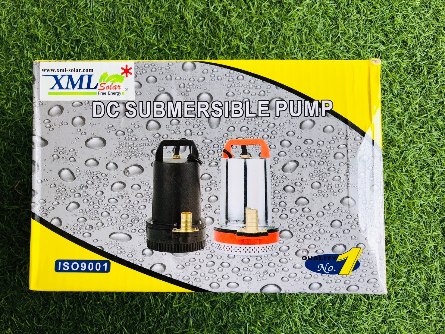 ชุดปั๊มแช่ไดโว่ DCB 24V / 300W + แผงโซล่าเซลล์ โค้งงอได้ 240W