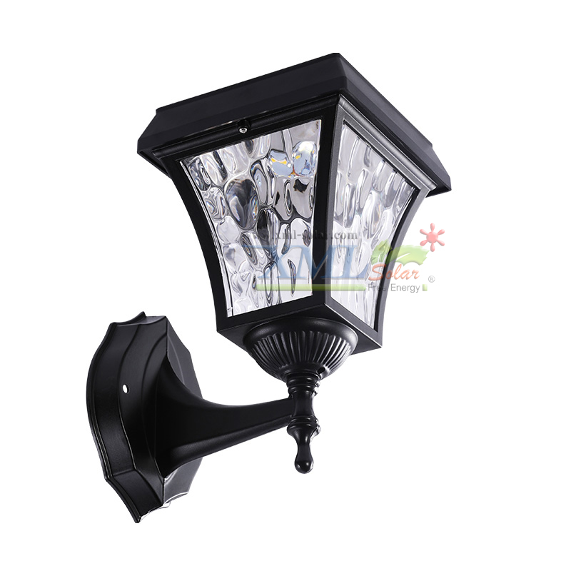 โคมไฟกิ่งโซล่าเซลล์ รุ่นใหม่ ทรงสี่เหลี่ยม ระบบสัมผัส (เเสง : เหลืองวอมไวท์)