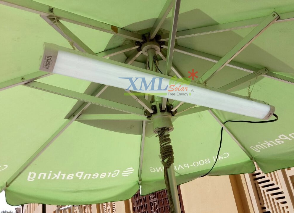 ชุดไฟหลอดยาวโซล่าเซลล์ 30 Watt Monocrystalline (แสง ขาว)