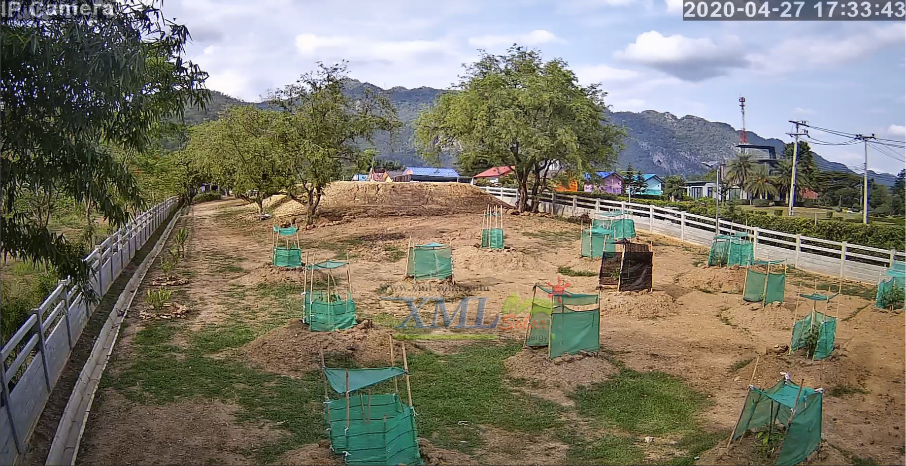 กล้องวงจรปิดโซล่าเซลล์ 80W. / ใช้simcard 4G (1080P) Solar CCTV Camera With 4G