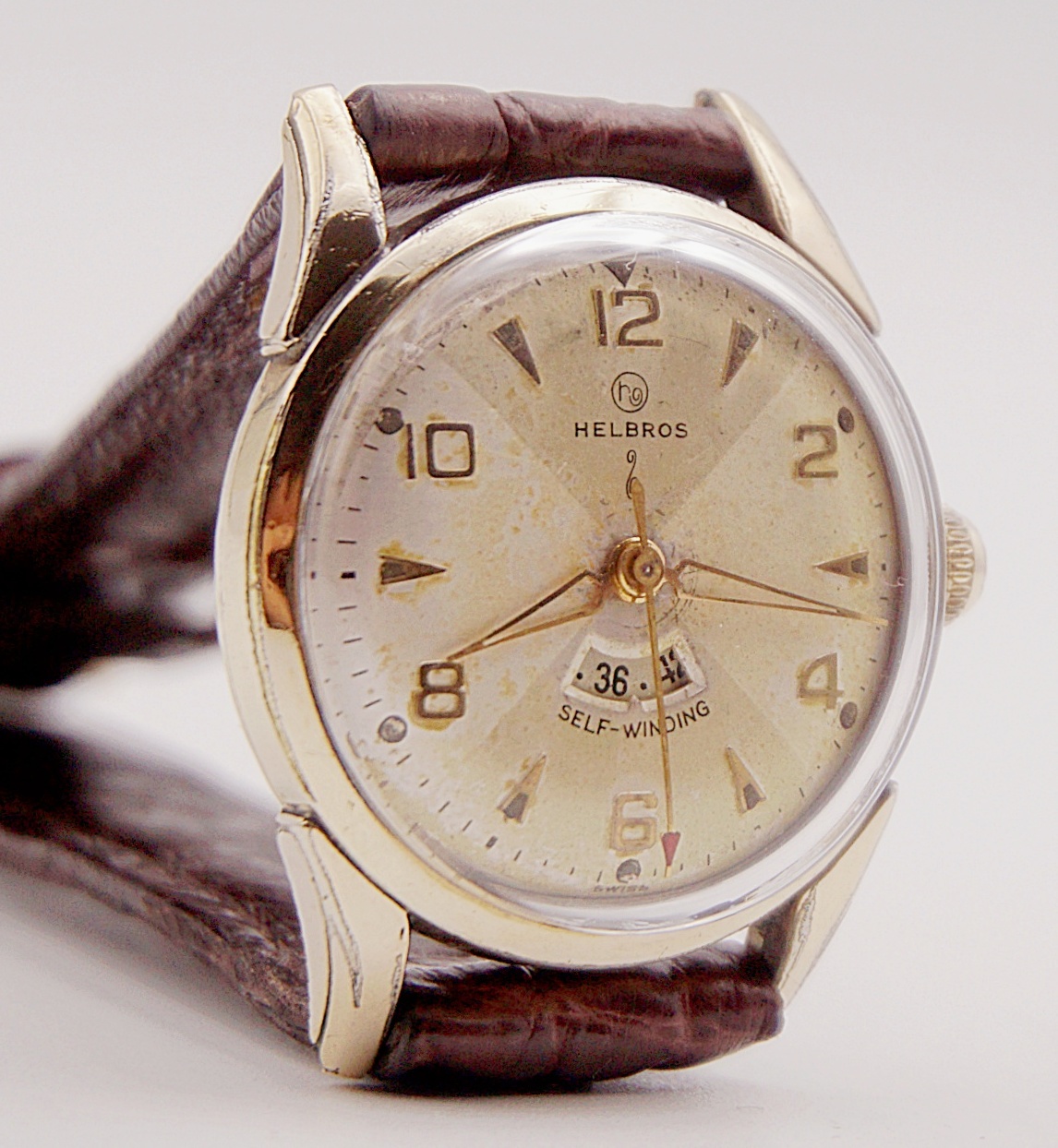 นาฬิกาเก่า HELBROS ออโตเมติก