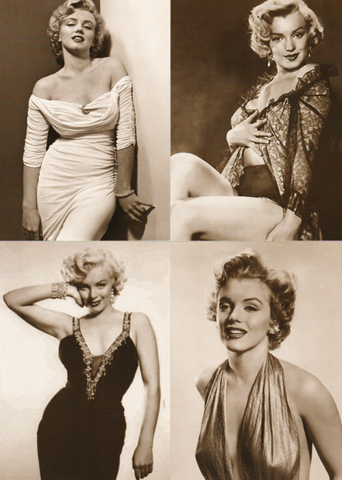 โปสการ์ด Marilyn Monroe ภาพขาวดำ 16 ใบ