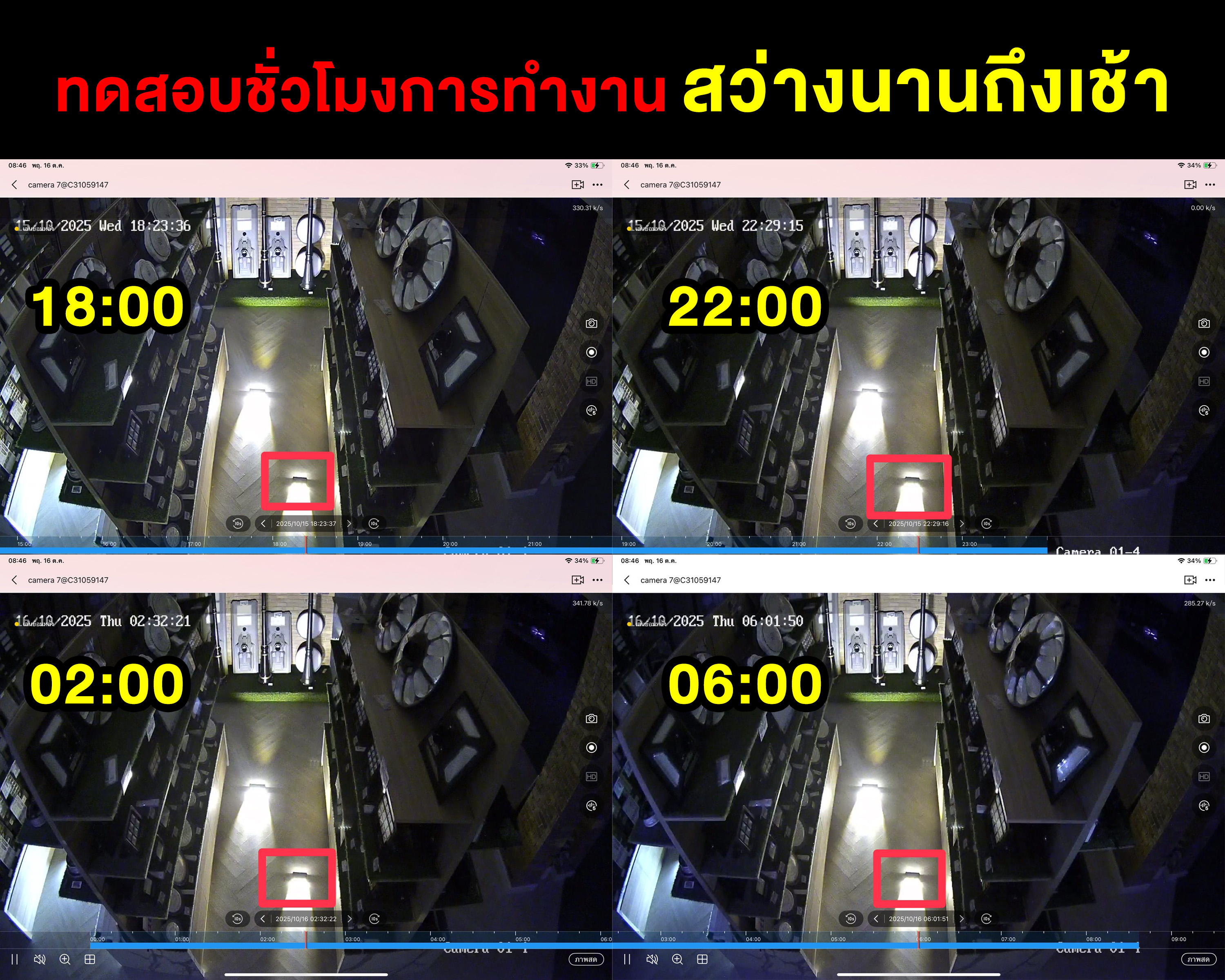 โคมไฟผนังโซล่าเซลล์ LED ส่องบน-ล่าง รุ่นใหม่!