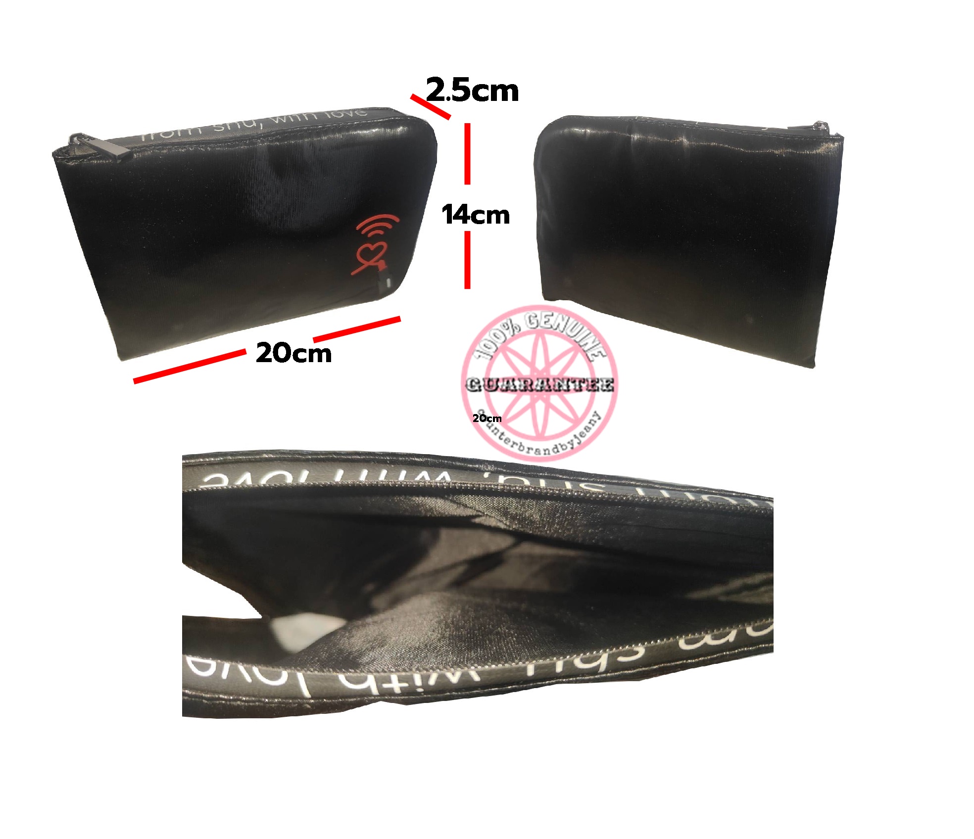 SHU UEMURA Black Pouch (พร้อมส่ง)