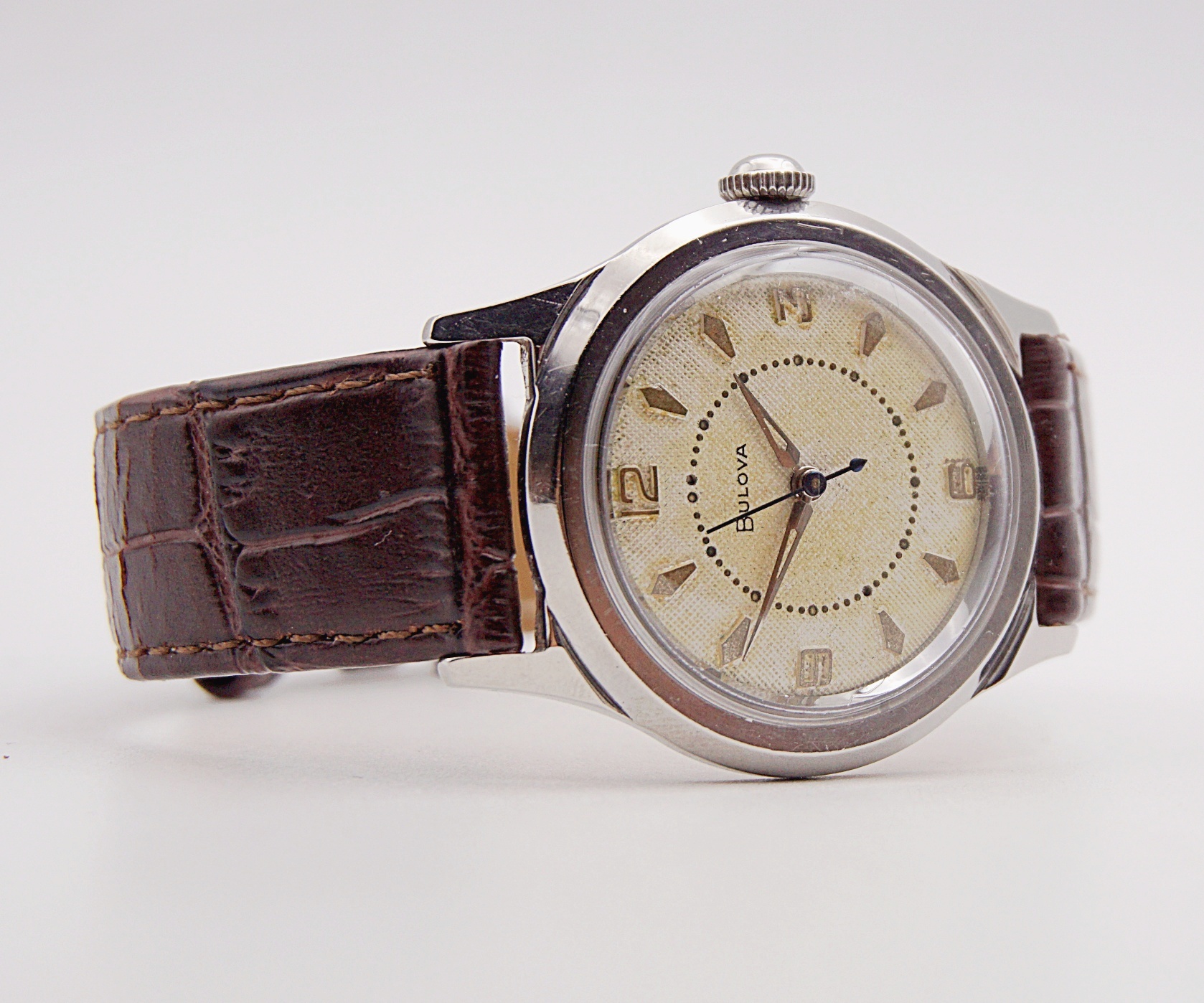 นาฬิกาเก่า BULOVA ไขลาน