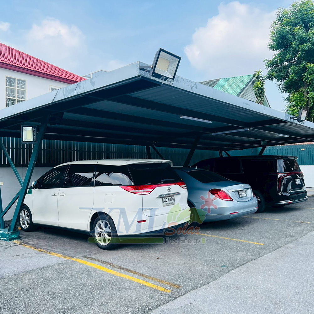 ไฟสปอตไลท์โซล่าเซลล์ 500 Watt กล่องสีน้ำตาล (เปิดได้ 3 แสง)