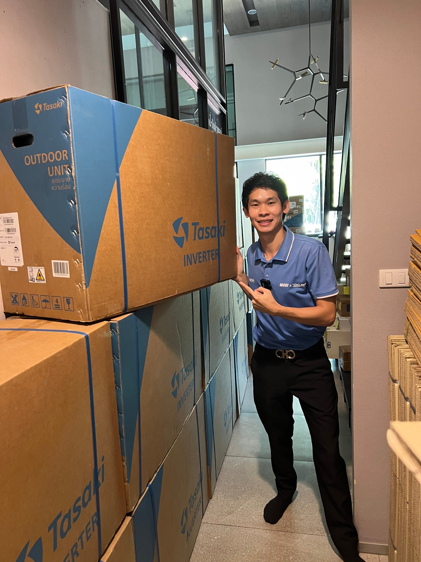 ชุดแอร์โซล่าเซลล์ TASAKI 25,000 BTU