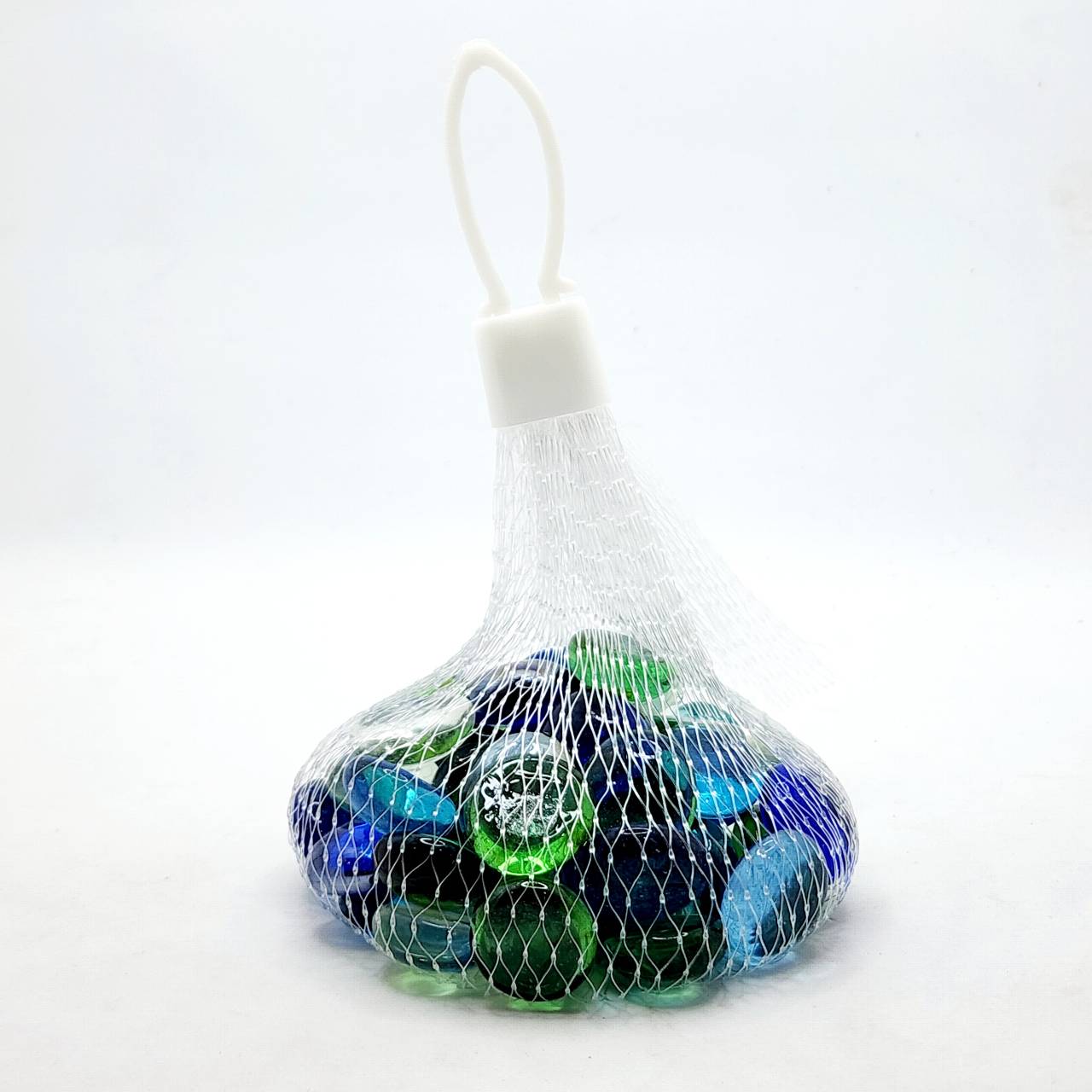 คริสตัลเบี้ยใสคละสี บรรจุ 100 ดวง และ 50 ดวง แก้วแท้ไม่ลอก