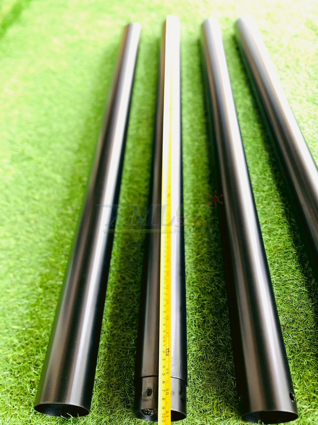 เสาไฟสนาม สีดำ สูง 6 เมตร (ปลาย 3 นิ้ว)