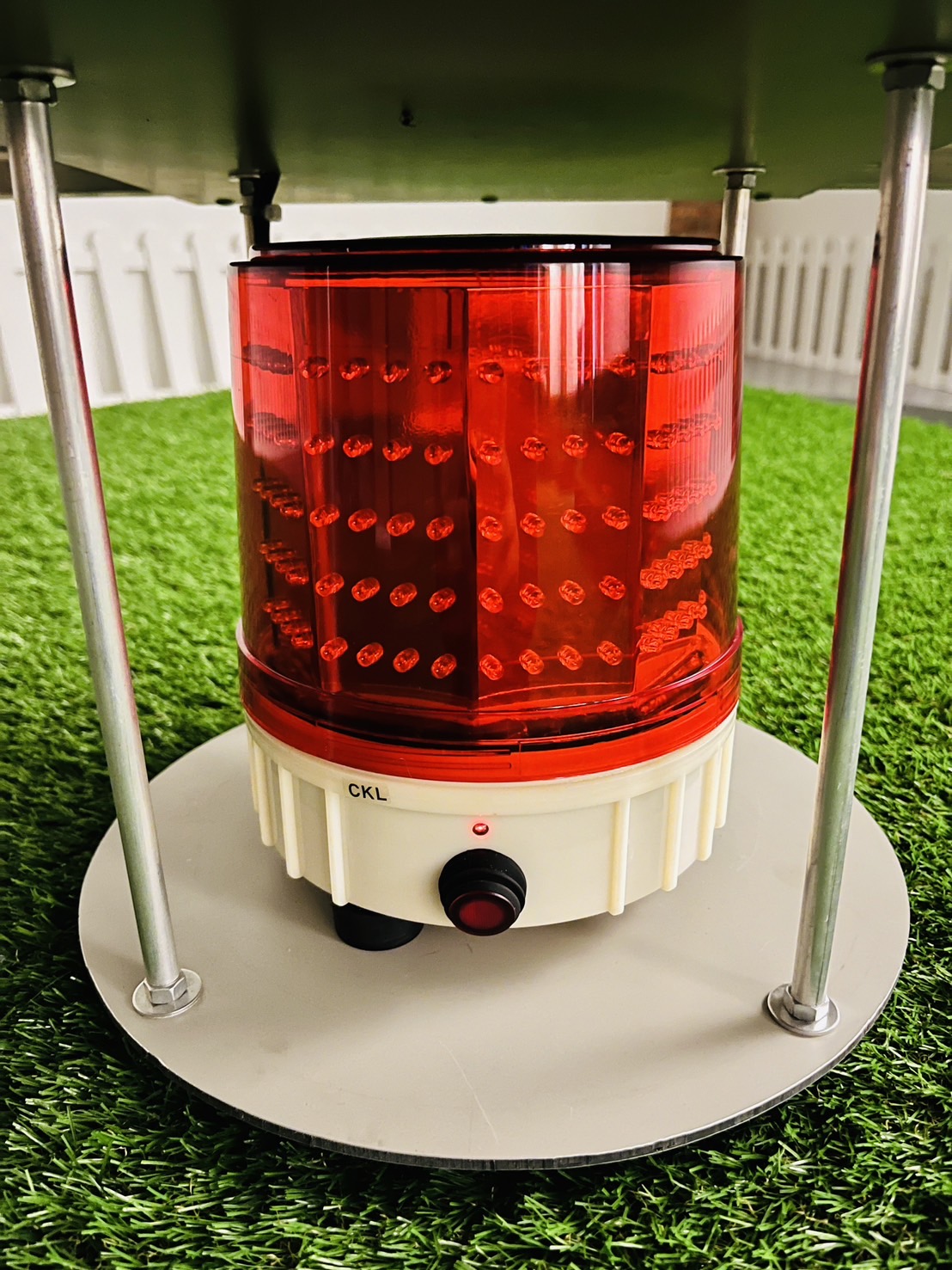 ไฟไซเรนพลังงานแสงอาทิตย์ (แสง: สีแดง) 30W