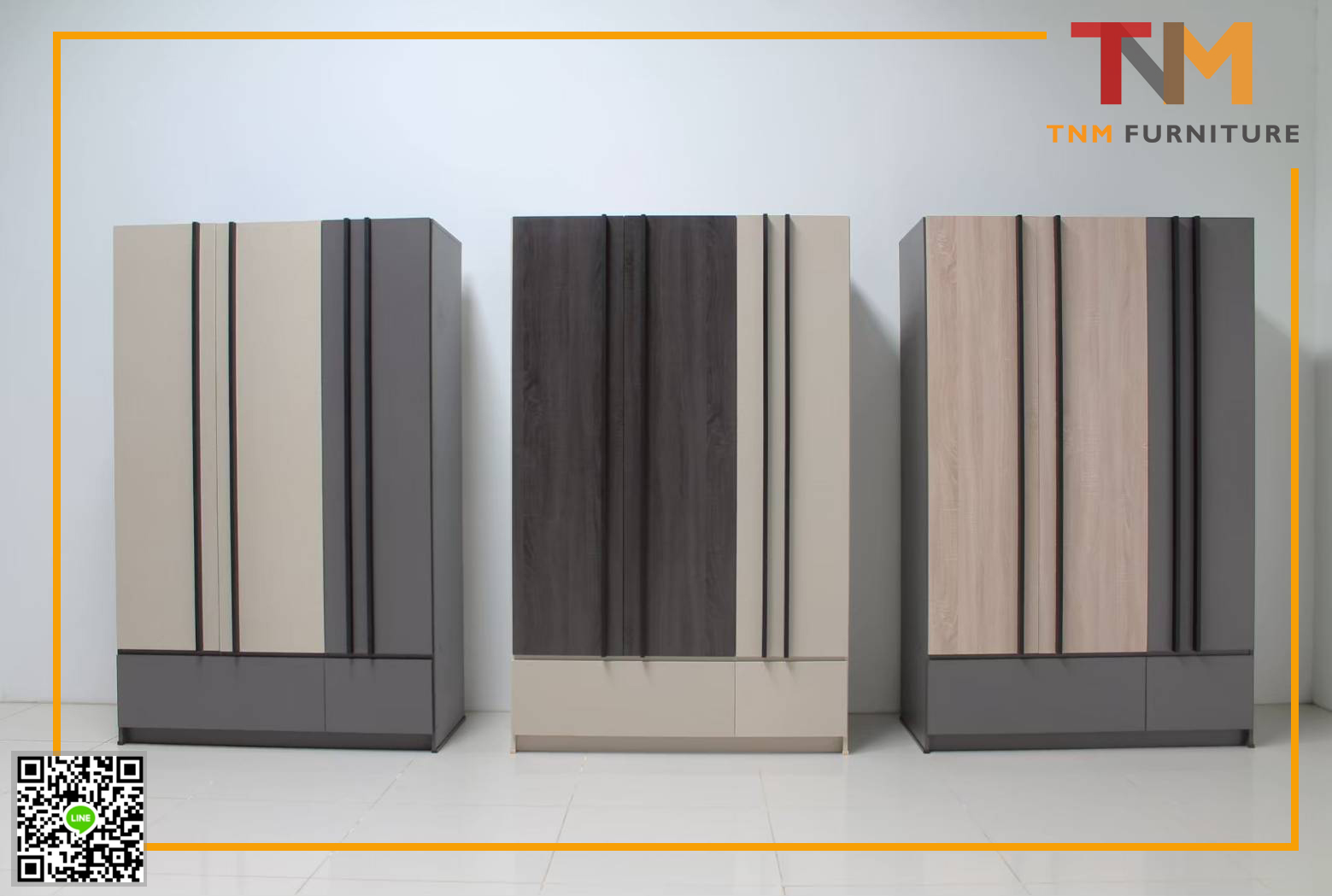 ตู้เสื้อผ้า SIMPLE 120cm. (WS-1217)