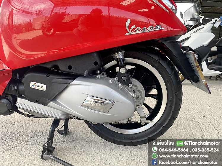 ★ฟรีดาวน์★VESPA SPRINT125IGET ABS ปี66 สีแดง ชุดสีสวยเป๊ะ วิ่งเพียง 9900 กิโล เครื่องเดิมดี ขับขี่คล่องตัว ราคา 79,900