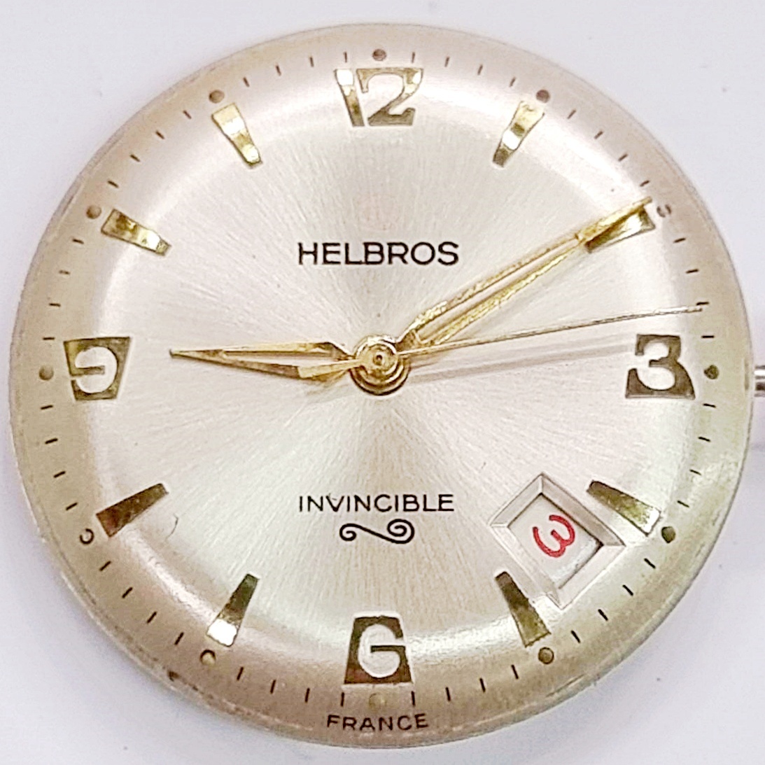 นาฬิกาเก่า HELBROS ไขลาน พร้อมกล่องแข็ง