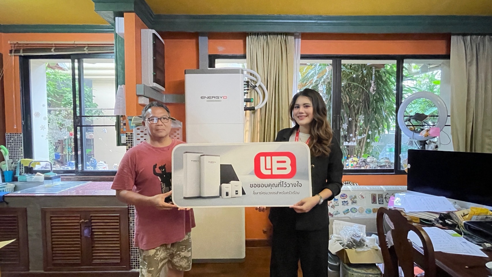 ระบบโซล่าเซลล์ติดหลังคา Energy LiB Solar Rooftop P1 All-In-One ขนาด 15kW (ON/OFF-GRID / Hybrid) 3 Phase Battery 20kW พร้อมติดตั้ง