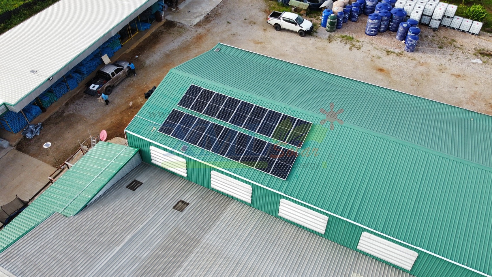 ระบบโซล่าเซลล์ติดหลังคา (Solar Rooftop) ขนาด 5 KW (ON-GRID) Three Phase พร้อมติดตั้ง