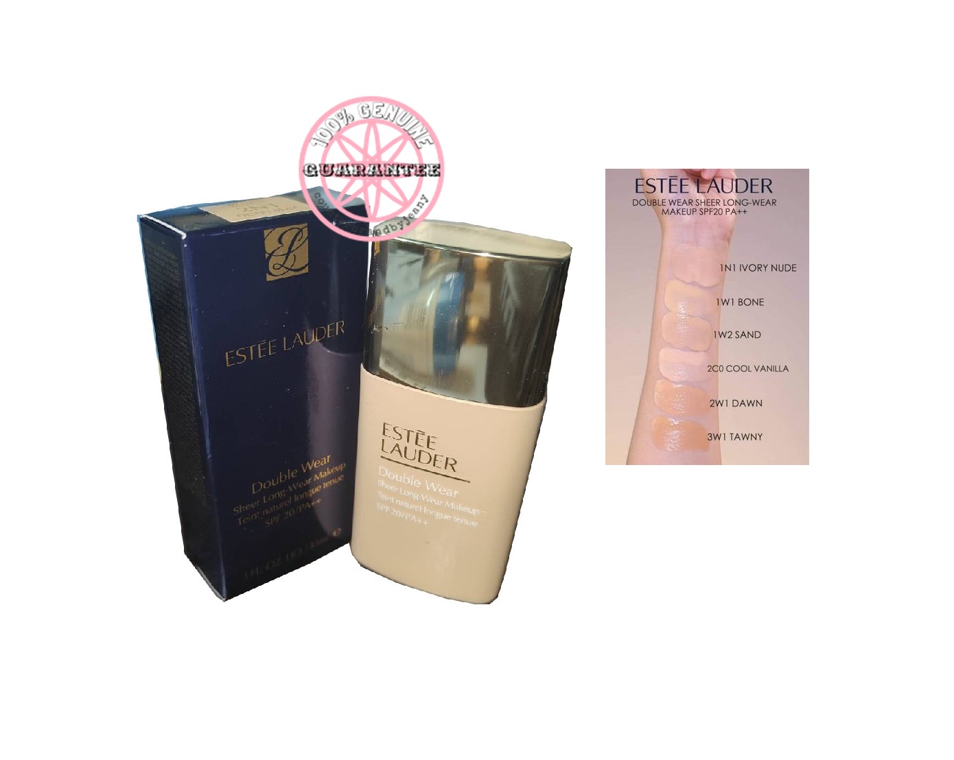 PRE-ORDER: ESTEE LAUDER Double Wear Sheer Matte Long Wear Foundation SPF19
